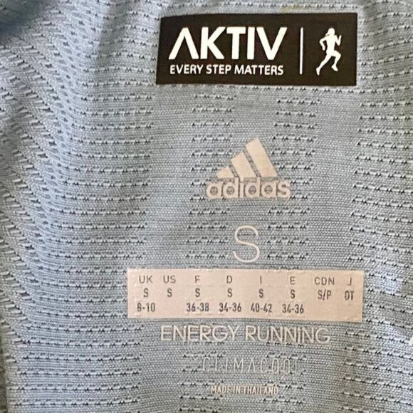 Adidas Climacool Athletic Blue Running Top Womens Small New With Tags - Picture 6 of 11